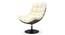 Calabah Swivel Lounge Chair (Cream) by Urban Ladder - Cross View Design 1 - 299081