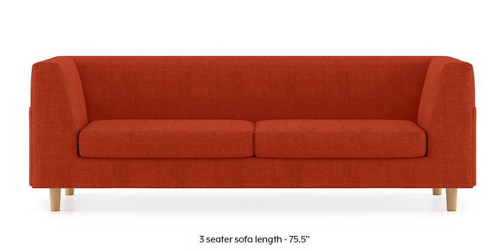 Armeo Sofa (Lava Rust) by Urban Ladder - - 