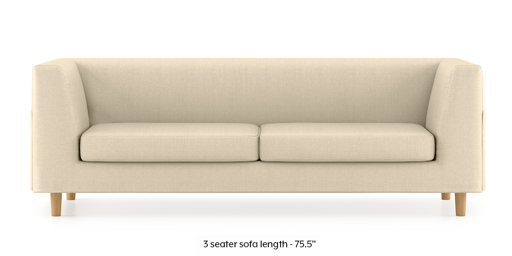 Armeo Sofa (Pearl White) by Urban Ladder - - 