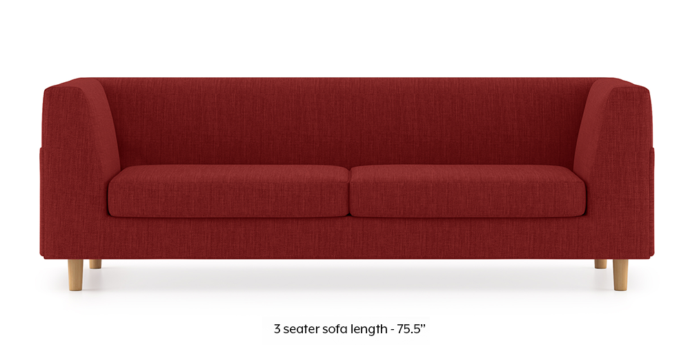 Armeo Sofa (Salsa Red) by Urban Ladder - - 