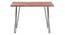 Dybek Study Table (Teak Finish) by Urban Ladder - Front View Design 1 - 300351