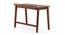 Larsson Study Table (Teak Finish) by Urban Ladder - Rear View Design 1 - 300555