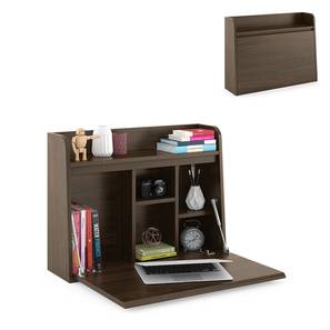 Laptop Table Design Grisham Engineered Wood Laptop Table in Californian Walnut