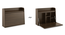 Grisham Wall Mounted Study Table (Californian Walnut Finish) by Urban Ladder - Design 1 Side View - 300828
