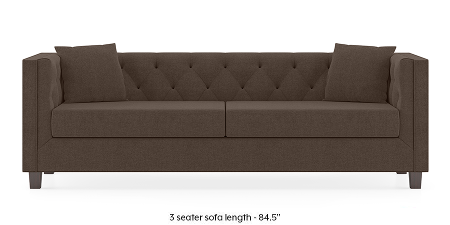 Windsor Sofa (Daschund Brown) by Urban Ladder - - 