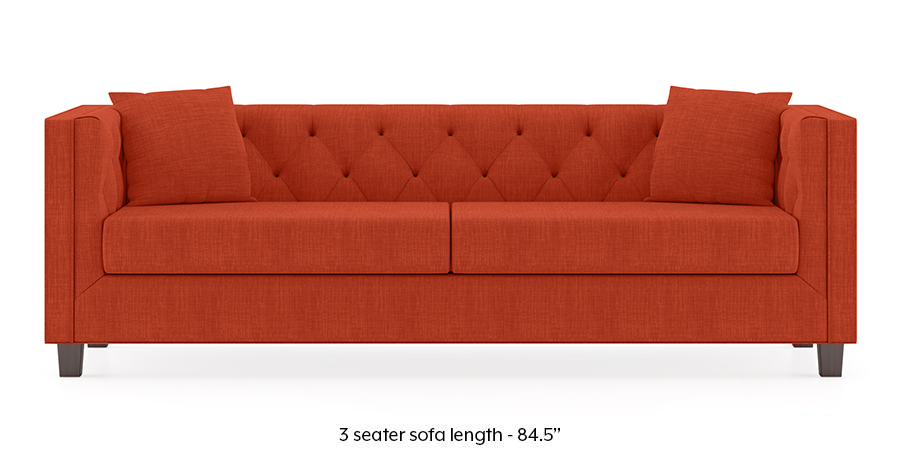 Windsor Sofa (Lava Rust) by Urban Ladder - - 