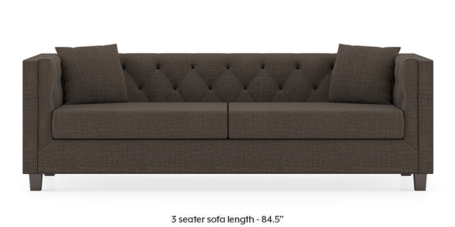 Windsor Sofa (Pine Brown) (1-seater Custom Set - Sofas, None Standard Set - Sofas, Fabric Sofa Material, Regular Sofa Size, Regular Sofa Type, Pine Brown)