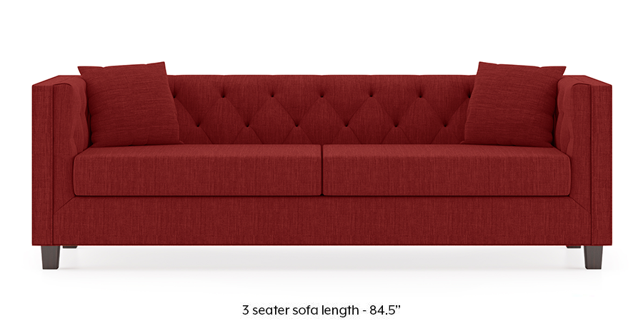 Windsor Sofa (Salsa Red) by Urban Ladder - - 