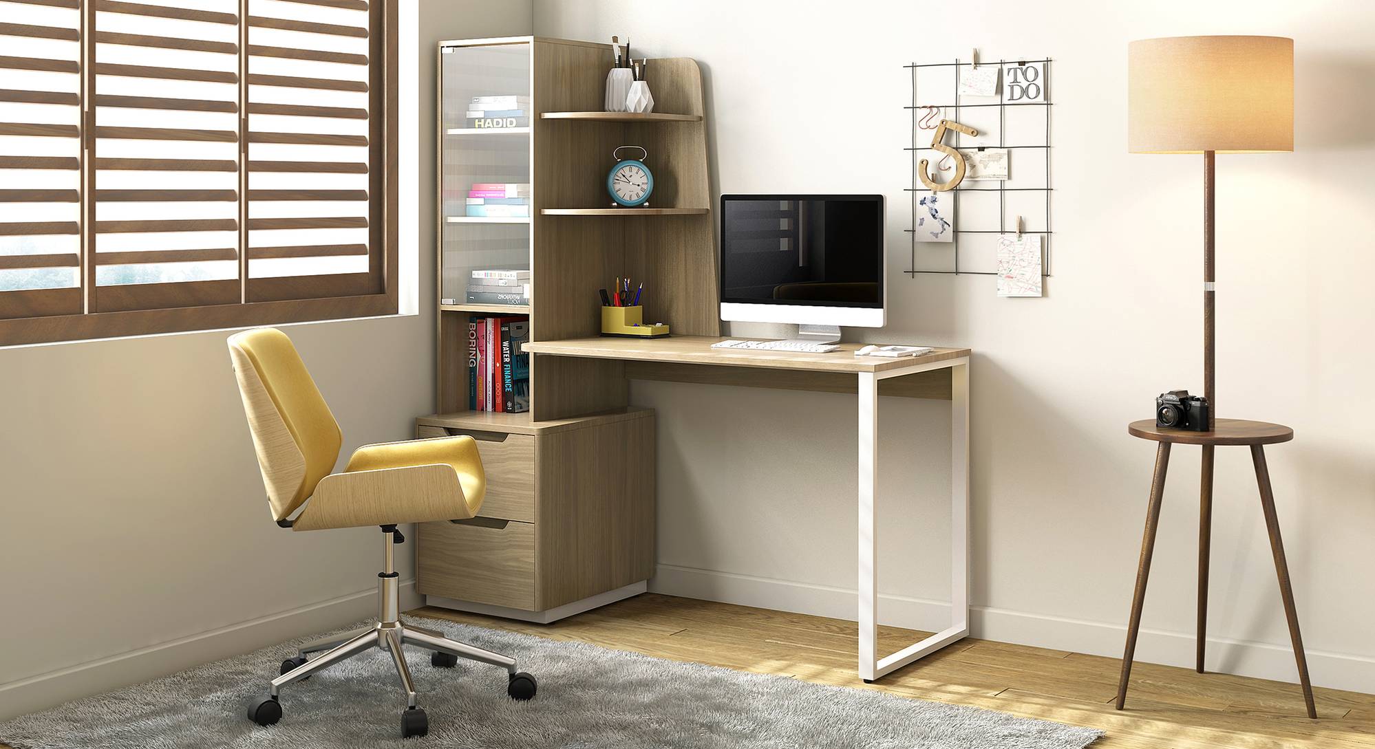 Sidney Study Table Urban Ladder