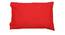 Surkh Bedsheet Set (Red, Single Size) by Urban Ladder - Design 1 Side View - 301797