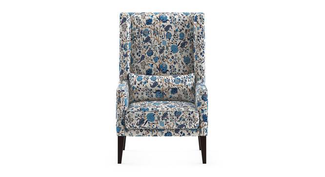 Morgen Wing Chair (Calico Floral Retreat Blue) by Urban Ladder - Front View Design 1 - 301950
