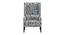 Morgen Wing Chair (Calico Floral Retreat Blue) by Urban Ladder - Front View Design 1 - 301950
