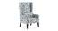 Morgen Wing Chair (Calico Floral Retreat Blue) by Urban Ladder - Cross View Design 1 - 301951
