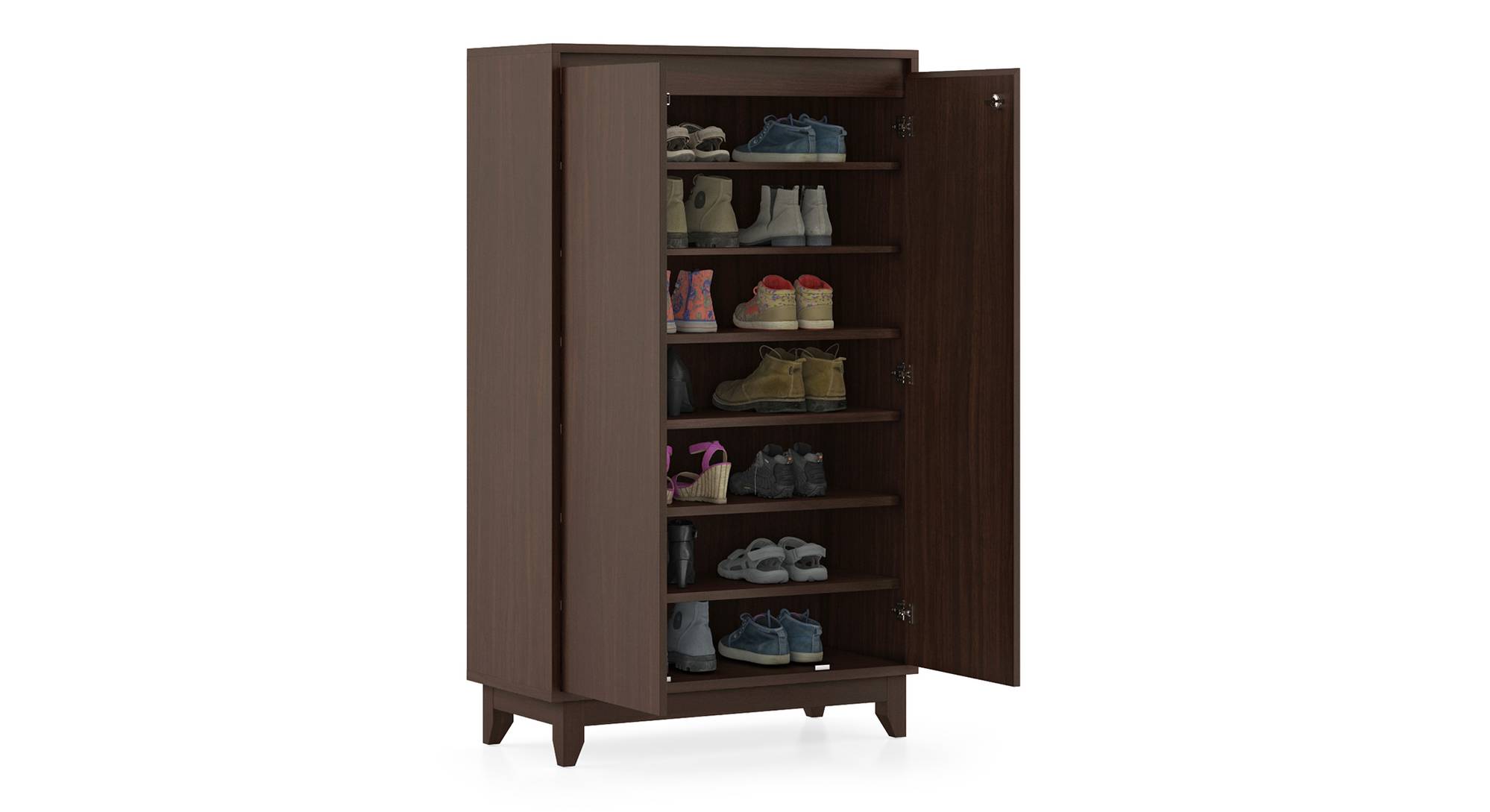 shoe cabinet with lock