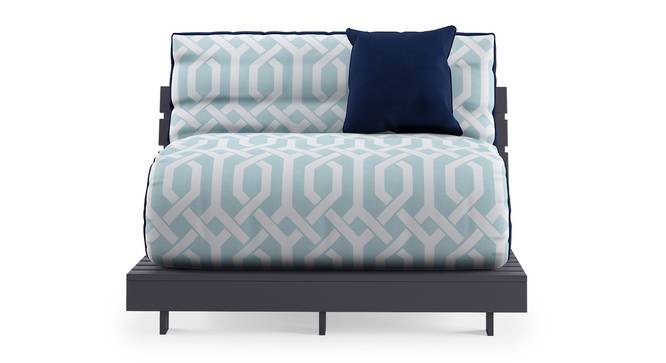 Finn Futon Sofa Cum Bed (Midnight Blue) by Urban Ladder - Front View Design 1 - 302108