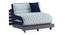 Finn Futon Sofa Cum Bed (Midnight Blue) by Urban Ladder - Cross View Design 1 - 302109