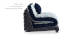 Finn Futon Sofa Cum Bed (Midnight Blue) by Urban Ladder - Design 1 Side View - 302110