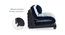 Finn Futon Sofa Cum Bed (Midnight Blue) by Urban Ladder - Design 1 Details - 302114