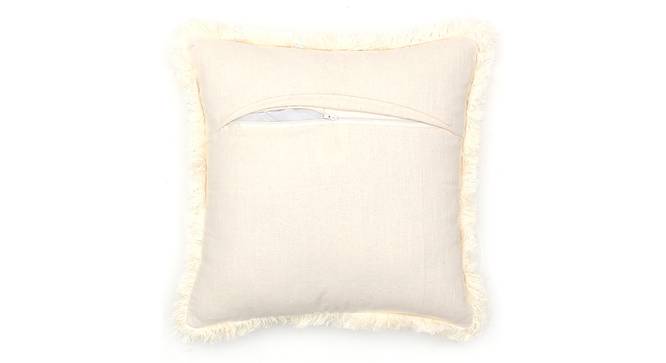 Akasam Cushion Cover (Grey, 41 x 41 cm  (16" X 16") Cushion Size) by Urban Ladder - Rear View Design 1 - 302144