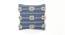 Vayan Cushion Cover (Blue, 41 x 41 cm  (16" X 16") Cushion Size) by Urban Ladder - Front View Design 1 - 302180