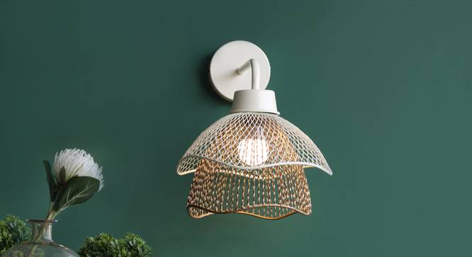 Mallawi Wall Lamp (White Finish) by Urban Ladder - Design 1 Full View - 302306