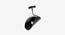 Perth Wall Lamp (Black Finish) by Urban Ladder - Design 1 Side View - 302314