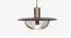 Minya Hanging Lamp (Walnut Finish, Dome Shape) by Urban Ladder - Cross View Design 1 - 302332