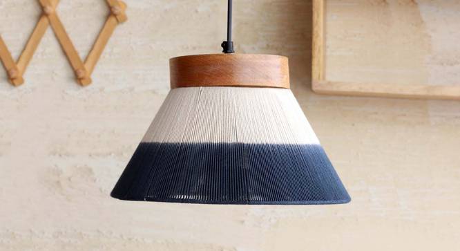 Afreen  Hanging Lamp (White Finish, Conical Shape) by Urban Ladder - Design 1 Full View - 302335
