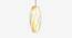 Ori Hanging Lamp (Gold Finish) by Urban Ladder - Cross View Design 1 - 302347