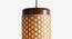 Tessere Hanging Lamp (Walnut Finish) by Urban Ladder - Ground View Design 1 - 302358