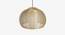 Tappa Hanging Lamp (Gold Finish, Spherical Shape) by Urban Ladder - Cross View Design 1 - 302384