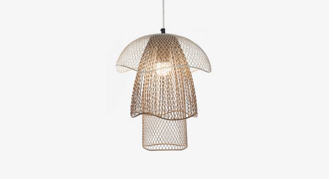 Mallawi Hanging Lamp (Beige Finish, Tall Size) by Urban Ladder - Cross View Design 1 - 302407