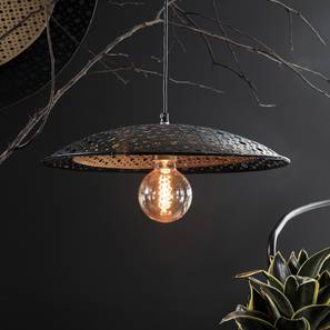 Decorative Lights Design Louvre Hanging Lamp Small (Black Gloss Finish)