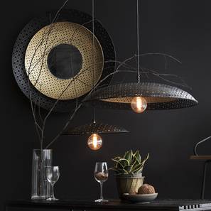 Ceiling Lights Design Louvre Hanging Lamp Small (Black Finish)