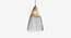 Kyoto Hanging Lamp (Black Finish, Tall Size, Conical Shape) by Urban Ladder - Cross View Design 1 - 302437