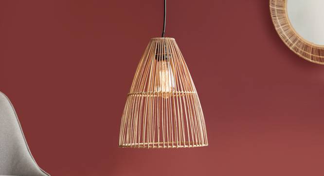 Kaya Hanging Lamp (Brown Finish) by Urban Ladder - Design 1 Full View - 302443