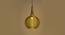 Tappa Hanging Lamp (Gold Finish, Drop Shape) by Urban Ladder - Cross View Design 1 - 302456