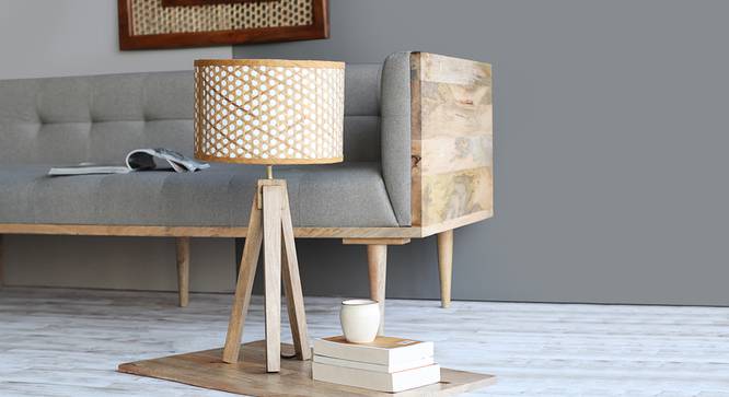 Canna Table Lamp (Natural Finish) by Urban Ladder - Design 1 Full View - 302489