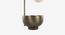 Esna Table Lamp With Bowl (Antique Brass Finish) by Urban Ladder - Design 1 Side View - 302506