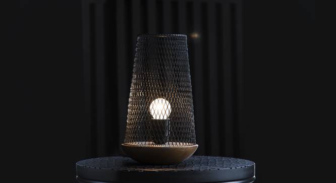 Grace Table Lamp (Black Finish) by Urban Ladder - Design 1 Full View - 302508