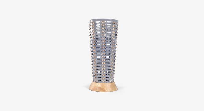 Kasaba Table Lamp (Grey Finish) by Urban Ladder - Front View Design 1 - 302513