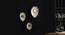 Falcon Wall Mirror - Set of 3 (Ivory Finish) by Urban Ladder - Full View - 