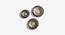 Louvre Wall Mirror - Set of 3 (Black Finish, Round Shape) by Urban Ladder - Design 1 Top View - 302606