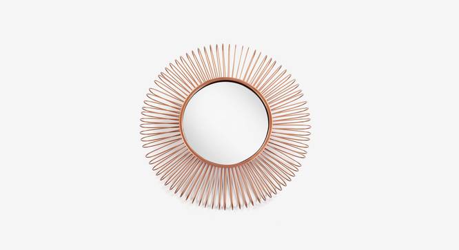 Pukim Wall Mirror - Set of 3 (Copper Finish, Round Shape) by Urban Ladder - Top View - 