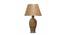 Trinity Table Lamp (Brown, Gold Shade Colour, Silk Shade Material) by Urban Ladder - Design 1 Close View - 302665