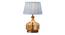 Alexandro Table Lamp (Amber, White Shade Colour, Cotton Shade Material) by Urban Ladder - Design 1 Details - 302680
