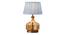 Alexandro Table Lamp (Amber, White Shade Colour, Cotton Shade Material) by Urban Ladder - Design 1 Details - 302680
