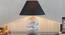 Bradbury Table Lamp (Black Shade Colour, Cotton Shade Material, White - Distressed Finish) by Urban Ladder - Design 1 Half View - 302816