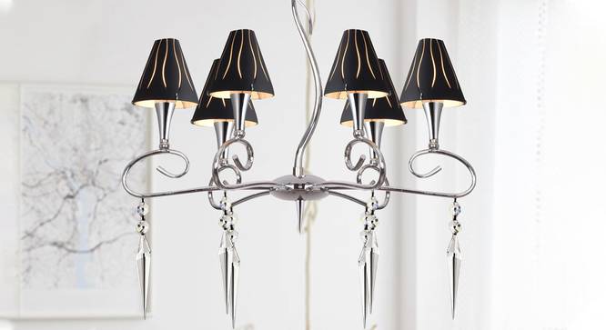 Carson Chandelier (Chrome) by Urban Ladder - Design 1 Half View - 302857