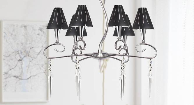 Carson Chandelier (Chrome) by Urban Ladder - Design 1 Semi Side View - 302858
